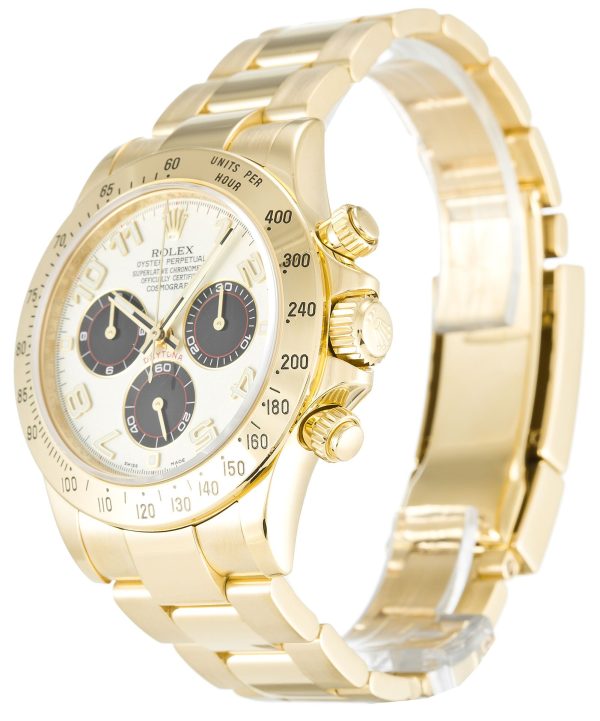 Rolex Daytona Replica 40mm White Dial 116528 Luxury Men's Watch - Image 2