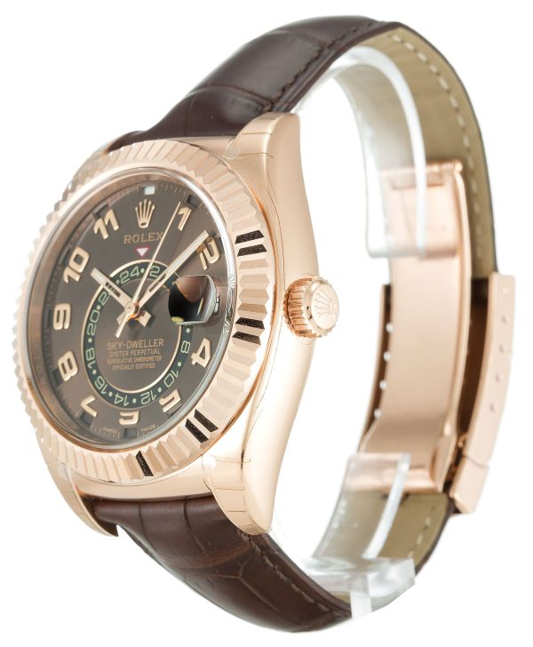 Rolex Sky-Dweller Replica 42mm Brown Dial 326135 Luxury Men's Watch - Image 2