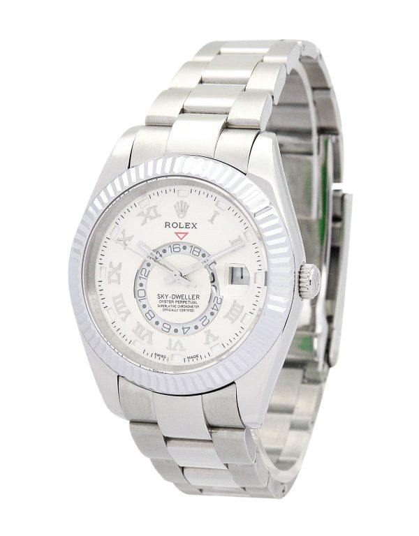 Rolex Sky-Dweller Replica 42mm White Dial 326938 Luxury Men's Watch - Image 2