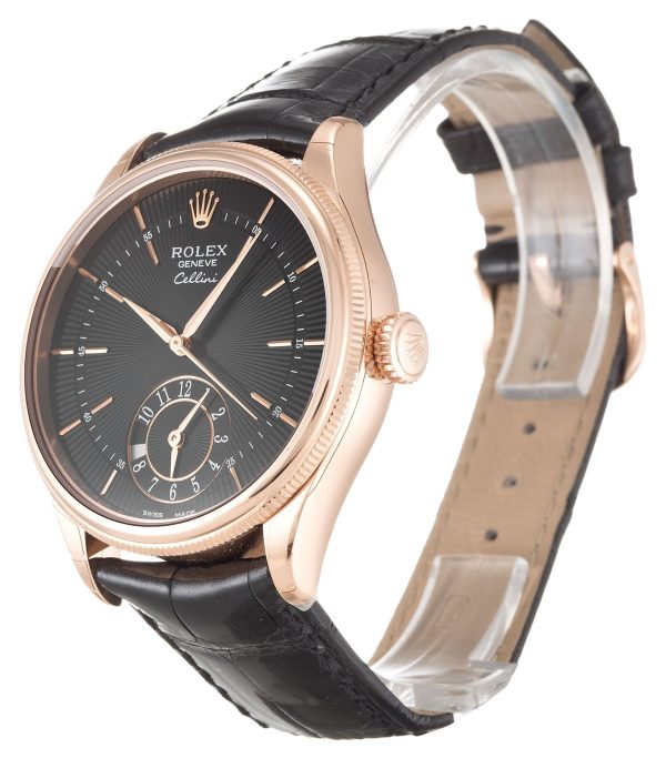 Rolex Cellini 39mm Black Dial 50525 Luxury Replica Watch for Men - Image 2