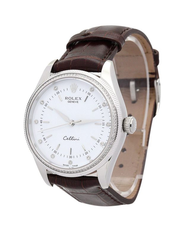 Rolex Cellini Replica 25mm White Dial Luxury Watch for Women - Image 2