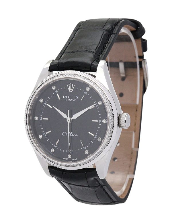 Rolex Cellini Replica 39.5mm Black Dial Luxury Watch for Men - Image 2