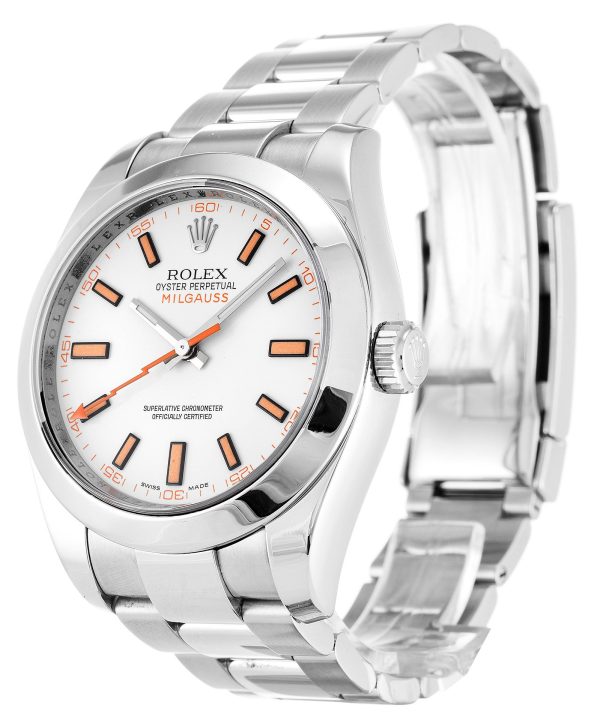 Rolex Milgauss Replica 40mm White Dial 116400 - High Quality Luxury Watch - Image 2