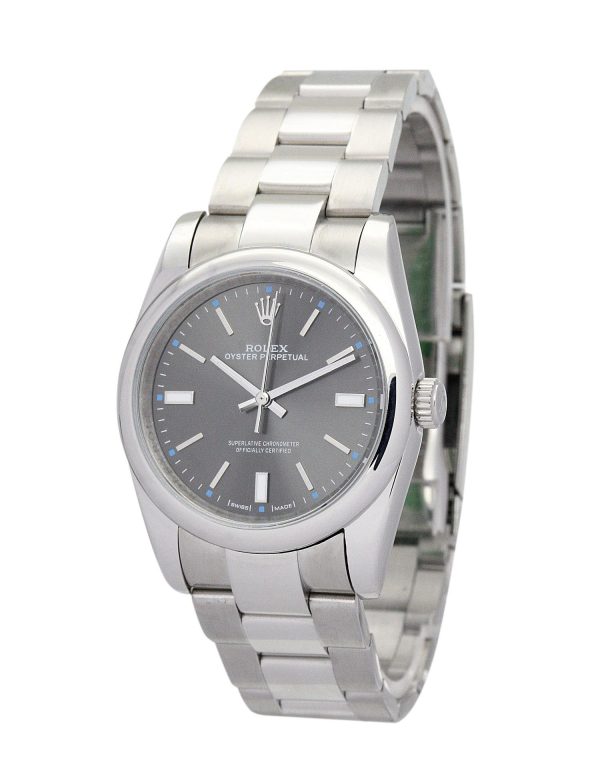 Rolex Oyster Perpetual Replica Lady 31mm Black Dial Luxury Watch - Women??s Timepiece 177200-2 - Image 2