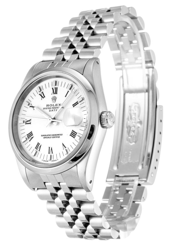 Rolex Oyster Perpetual Date Replica High-Quality Automatic 34mm White Dial 15200 Luxury Waterproof Men's Watch - Image 2