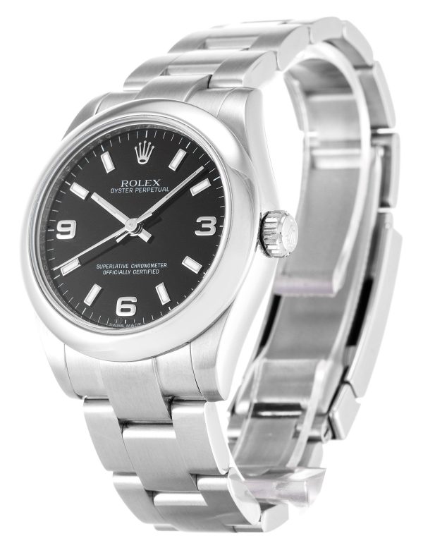 Rolex Oyster Perpetual Date 34mm Salmon Dial Replica High Quality Luxury Automatic Watch for Men - Image 5