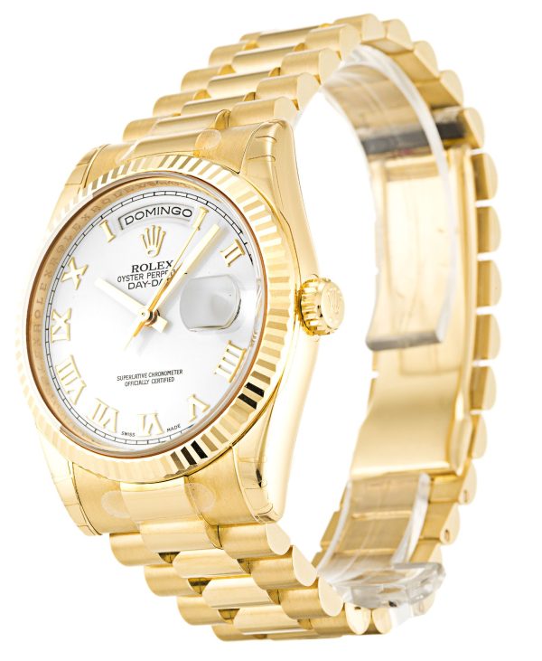 Rolex Day-Date Replica 36mm White Dial 118238 Luxury Men's Watch - Image 2