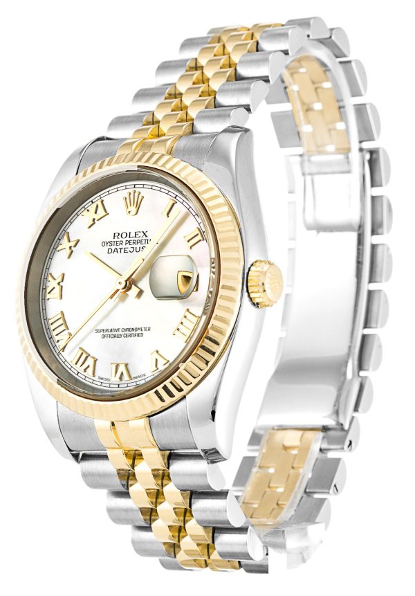 Rolex Datejust Replica 36mm Blue Dial Luxury Watch for Men - Image 2
