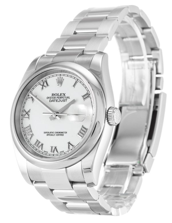 Rolex Datejust Replica 36mm White Dial Automatic High Quality Luxury Watch - Image 3