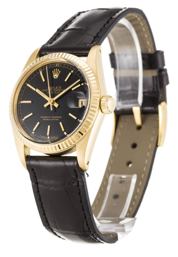 Rolex Datejust Replica Mid-Size 31mm Black Dial 6827 Luxury Automatic Watch for Men and Women - Image 2
