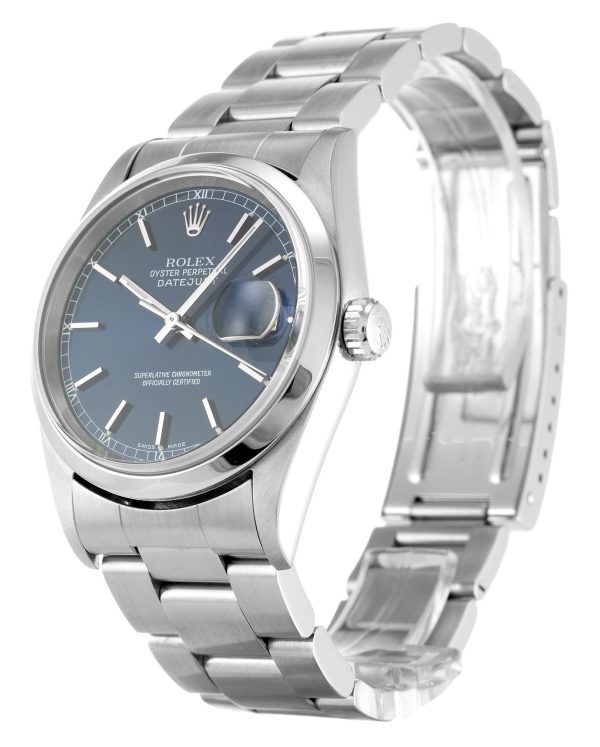 Rolex Datejust 36mm Blue Dial 16200 Luxury Replica Watch for Men - Image 2
