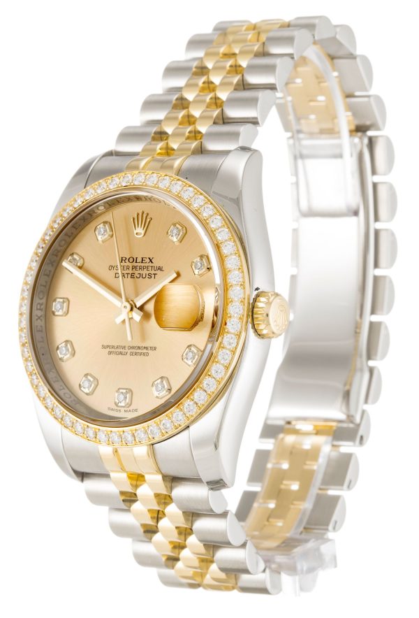 Rolex Datejust Replica 36mm Champagne Dial 116243 Luxury High Quality Watch - Image 2