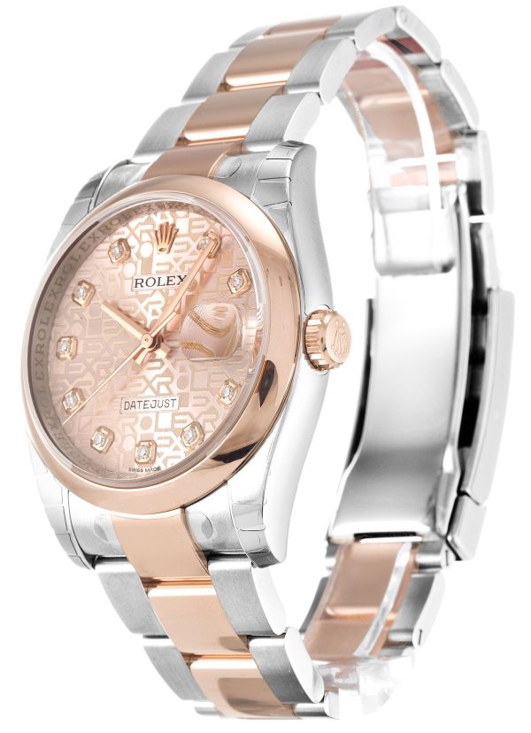 Rolex Datejust 36mm Rose Dial Replica Luxury Watch for Men - Image 2
