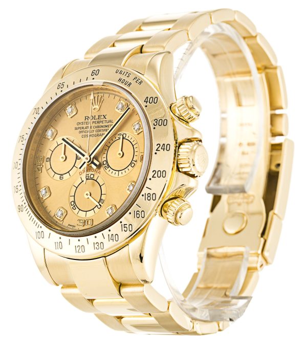 Rolex Daytona Replica 40mm Champagne Dial 116528 Luxury High Quality Timepiece - Image 2