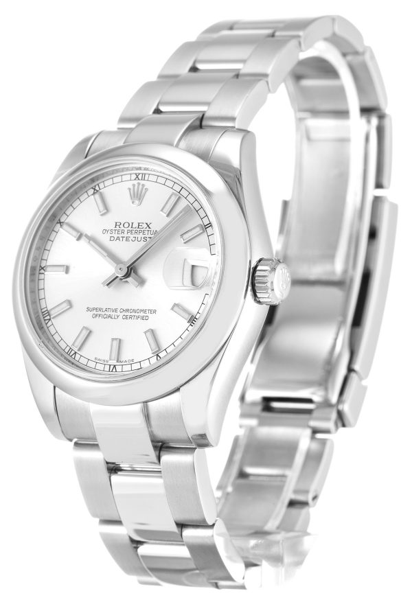 Rolex Lady-Datejust Replica 178240 Silver Dial 30mm Luxury Women's Watch - Image 2