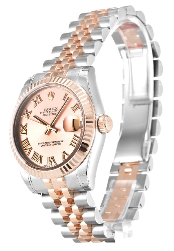 Rolex Datejust Replica Mid-Size 31mm Pink Dial 178271 Luxury Women's Watch - Image 2