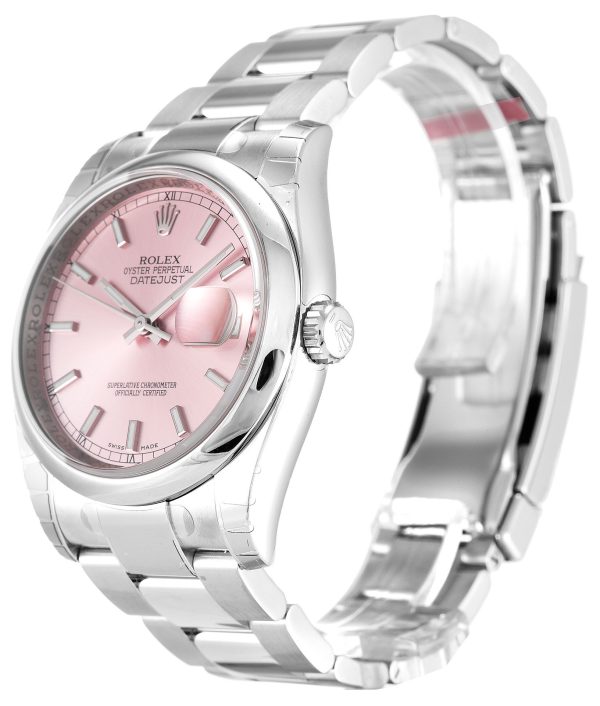 Rolex Datejust Replica 36mm Pink Dial 116200 Luxury High Quality Watch - Image 2