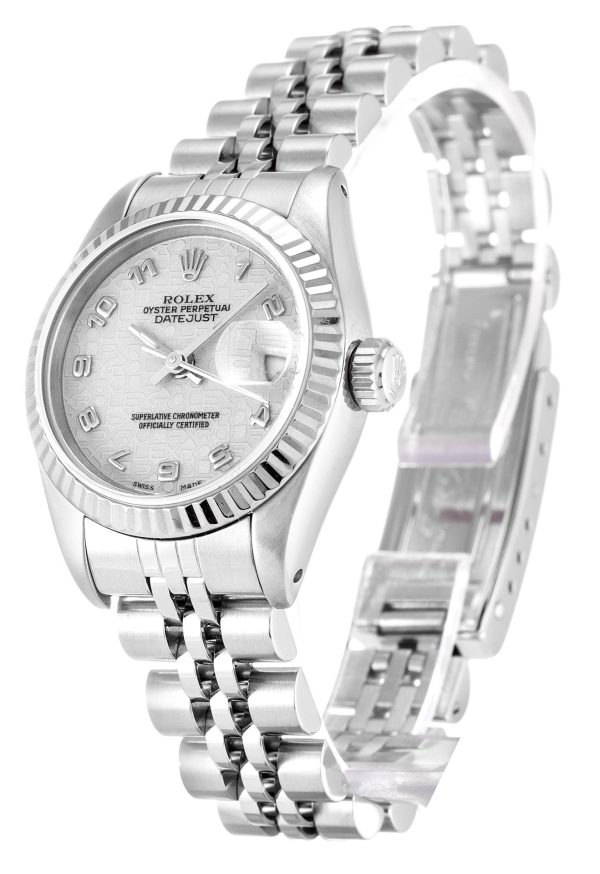 Rolex Lady-Datejust Replica 26mm Silver Dial 69174 Luxury Women's High Quality - Image 2