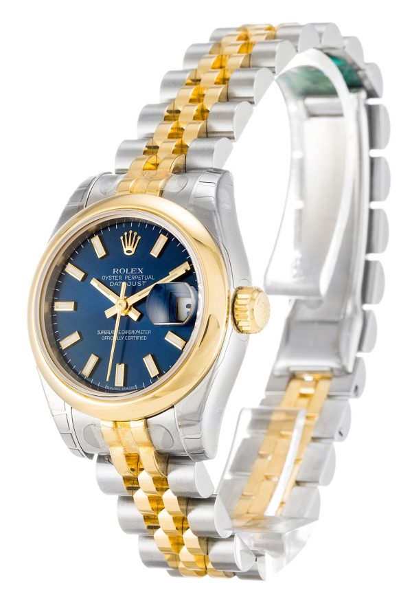 Rolex Lady-Datejust Replica 26mm Blue Dial 179163 Luxury Women's Watch - Image 2