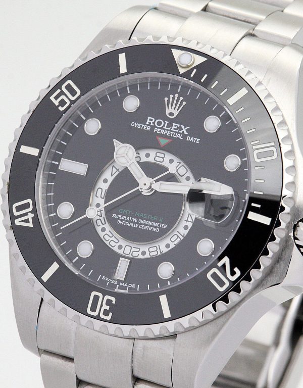 Rolex GMT-Master Replica 40mm Black Dial Luxury Automatic Men's Watch - Image 3