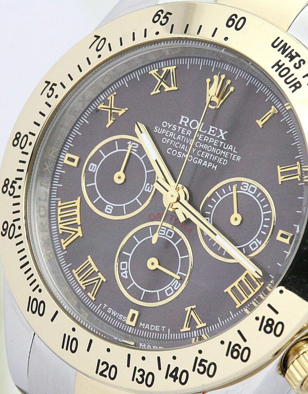 Rolex Daytona Replica 116523 Dark Brown Dial 40mm Luxury Automatic Chronograph Men's Watch - Image 3