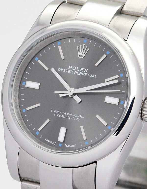Rolex Oyster Perpetual Replica Lady 31mm Black Dial Luxury Watch - Women??s Timepiece 177200-2 - Image 3
