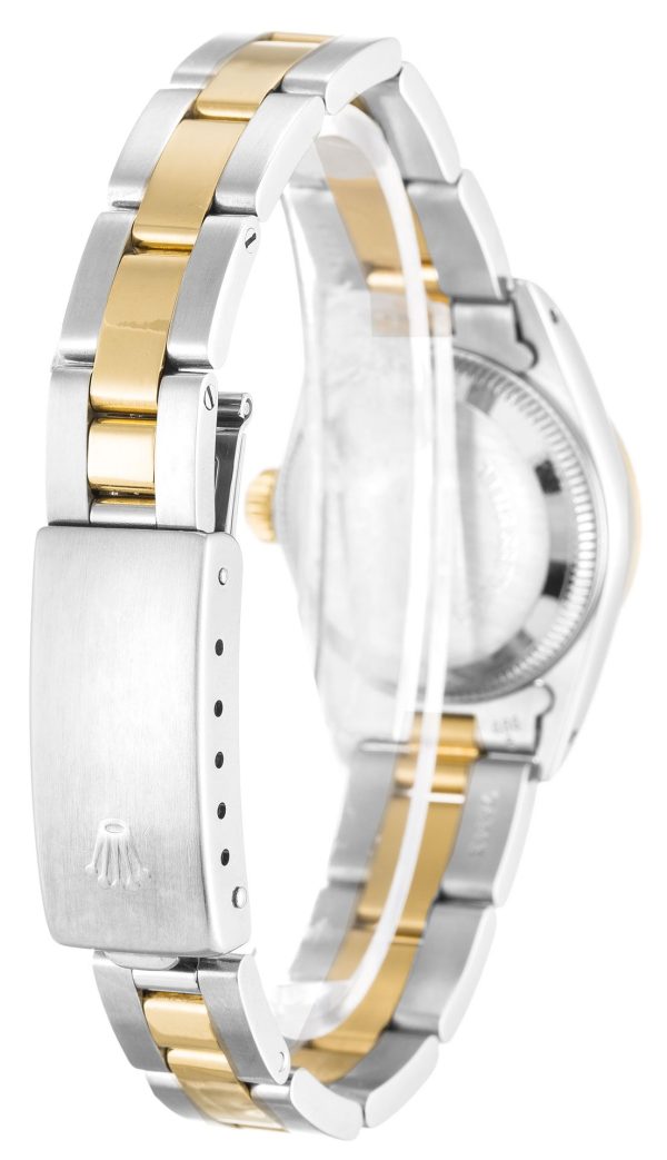 Rolex Oyster Perpetual Replica Lady 24mm Black Dial Luxury Watch - High Quality Automatic Women's Timepiece - Image 3