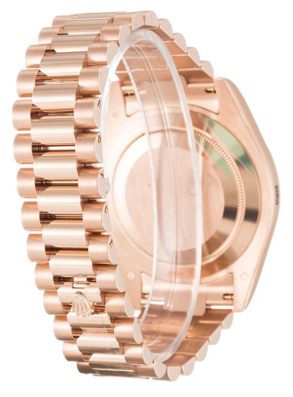 Rolex Day-Date II Replica 40mm Rose Dial Luxury Watch - High Quality Classic Design - Image 3