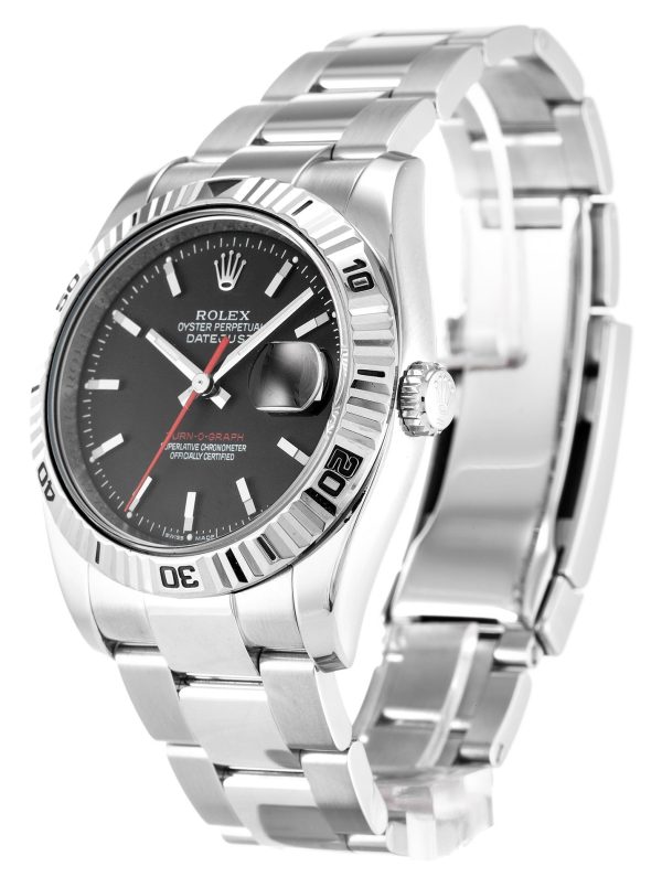 Rolex Datejust Turn-O-Graph Replica 36mm Grey Dial Luxury Watch for Men - Image 2
