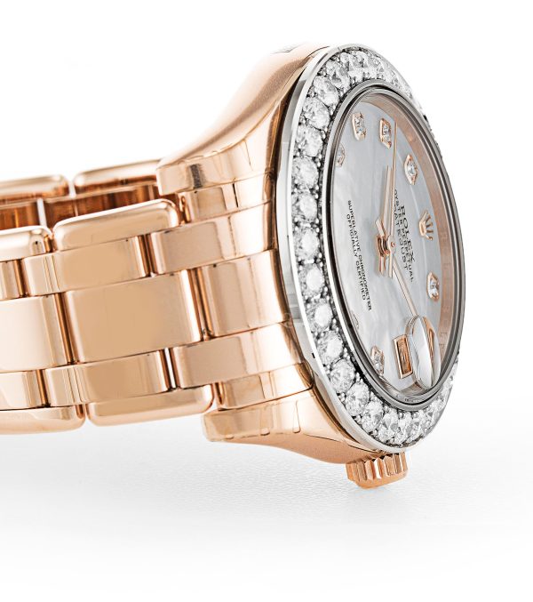 Rolex Pearlmaster Replica 34mm Mother of Pearl Dial Luxury High Quality 81285 - Image 3