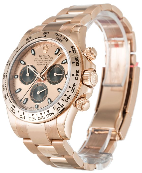 Rolex Daytona Replica 40mm Rose Dial 116505 High-Quality Luxury Watch - Image 2