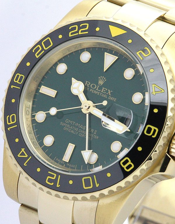 Rolex GMT-Master II Replica 40mm Green Dial Automatic Luxury Watch 116718LN - Image 3