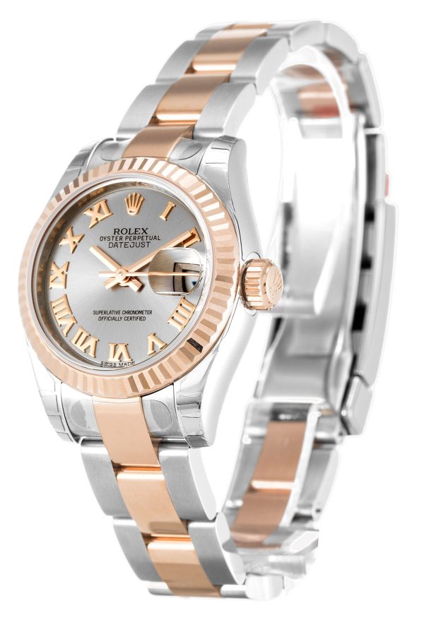 Rolex Replica Lady-Datejust 26mm Rhodium Dial 179171 Luxury Women's Watch - Image 2