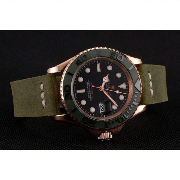 Replica Rolex Yacht-Master 41mm Black Dial - High Quality Luxury Timepiece - Image 3