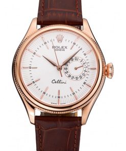 Rolex Cellini 38mm White Dial Replica Luxury Watch - High Quality Timepiece