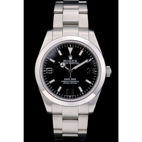 Rolex Explorer Superclone Replica 39mm Black Dial Luxury Watch for Men - Image 2