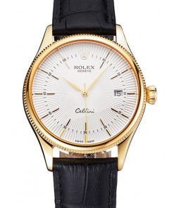Rolex Cellini Superclone Replica 38mm White Dial Luxury Men's Watch