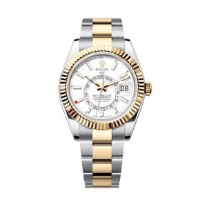 Rolex Sky-Dweller Superclone Replica 42 mm Intense White Dial 336933 Oyster Luxury Men's Watch