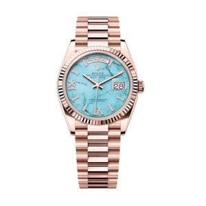 Rolex Day-Date 40 mm Turquoise Dial 128235 Replica - Luxury Men's Watch
