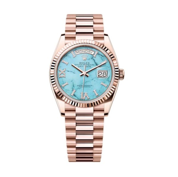 Rolex Day-Date 40 mm Turquoise Dial 128235 Replica - Luxury Men's Watch