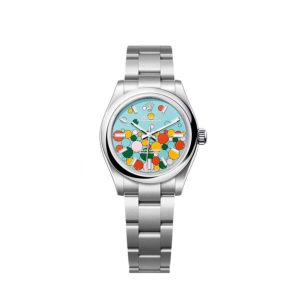 Rolex Oyster Perpetual Superclone Replica 31 mm Automatic Turquoise Blue Dial Luxury Women's Watch