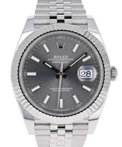 Rolex Datejust Replica 41mm Rhodium Dial 126334 Jubilee Luxury Watch High Quality