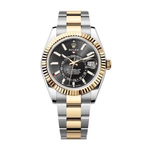 Rolex Superclone Sky-Dweller 336933 42 mm Bright Black Dial Luxury Replica Watch