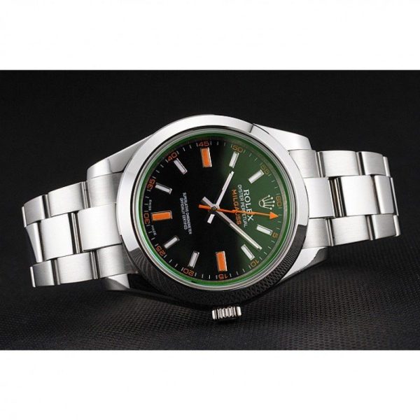 Superclone Rolex Milgauss Replica 41mm Black Dial Luxury Watch - High Quality Timepiece - Image 4