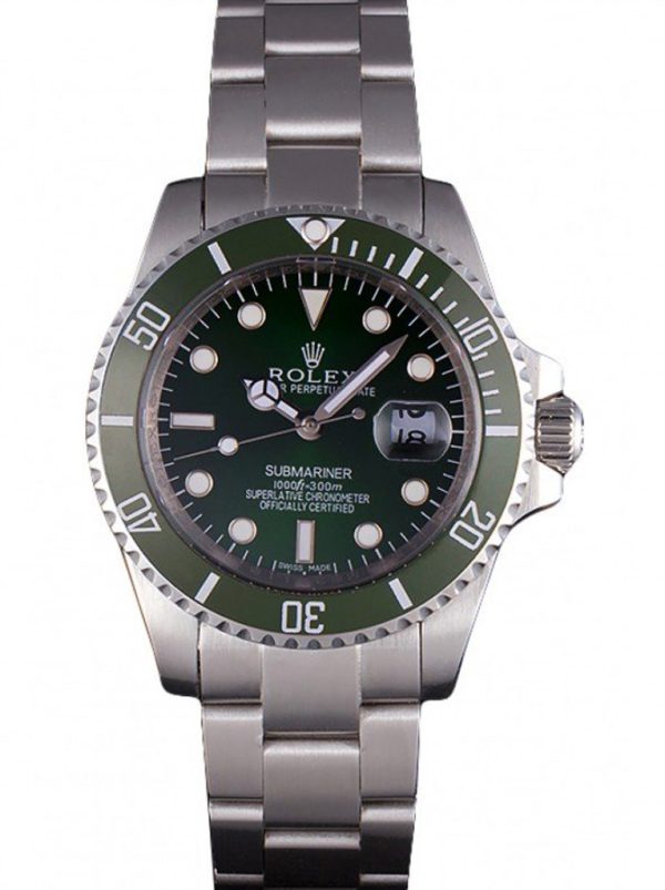 Superclone Rolex Submariner Replica Green Dial 40mm Luxury Men's Watch