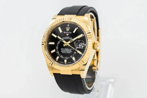 Rolex Sky-Dweller Replica 42mm Black Dial 326238 Luxury High Quality Watch - Image 2