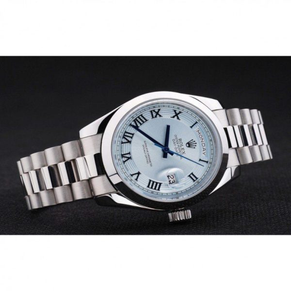 Rolex Day-Date 40mm White Dial High-Quality Replica Luxury Watch RL197 - Image 3