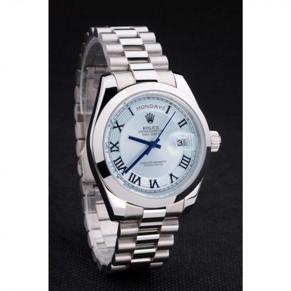 Rolex Day-Date 40mm White Dial High-Quality Replica Luxury Watch RL197 - Image 4
