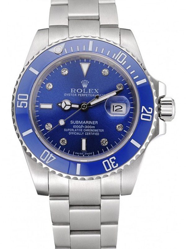 Replica Rolex Submariner 40mm Blue Dial High Quality Luxury Watch 622638