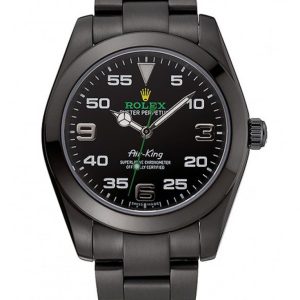 Rolex Air-King Replica 38mm Black Dial Luxury Watch High Quality Timepiece